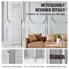 VEVOR Medinė kambario pertvara, 8 panelių sulankstoma privatumo širma, 1700 mm aukščio, balta