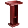 VEVOR Medinis podiumas, 1040 mm, pastatomas, su plačiu skaitymo paviršiumi ir lentyna