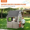VEVOR Medinis vaikų žaidimų namelis, kedro, TLG91001, 1403 x 1260 x 1660 mm