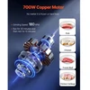 VEVOR Mėsmalė, 700 W, 11 lbs/min, nerūdijantis plienas, JQ-90A-12
