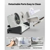 Koduva VEVOR mėsmalėms pjaustyklė, 200 W, pilka, 190 mm ašmenys