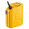 VEVOR Metalinė kuro talpa, 20 l, su snapeliu ir patogia rankena, 6 l/min, geltona