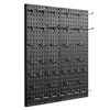 VEVOR Metalinės perforuotos lentos, 2 vnt., 24 x 12 col., juodos