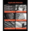 Koduva VEVOR MIG suvirinimo aparatas MIG130G, 130 A, 2 viename, 330 x 160 x 230 mm
