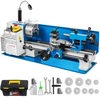 Koduva VEVOR mini metalo tekinimo staklės, 550 W, kintamo greičio, 50–2500 aps./min., 7x14 col.