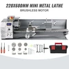 Koduva VEVOR mini metalo tekinimo staklės 750 W, 50–3000 aps./min., 220 x 600 mm