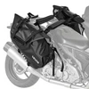 VEVOR Motociklo balandinės 28 l (14 l x 2), juodos