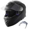 Koduva VEVOR motociklo šalmas, integralus, ABS, juodas, WLT-169