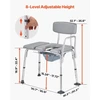 VEVOR Naktinis tualeto krėslas FBL760639, 227 kg, 5 l