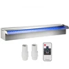 Koduva VEVOR nerūdijančio plieno baseino krioklio spillway su LED juosta, 60 x 11,5 x 8 cm