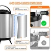 VEVOR Nerūdijančio plieno izoliuotas gėrimų dozatorius, 2 gal. 7,6 l