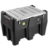 VEVOR Nešiojama dyzelino talpa, 484,5 l, 10 GPM, 12 V siurblys, 4 m žarna, juoda