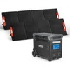 VEVOR Nešiojama elektrinė su 2 x 200 W saulės panelėmis, 3000 W, 3072 Wh
