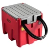 VEVOR Nešiojamas dyzelino bakas, 220 l, 10,6 GPM, 12 V elektrinis siurblys, 4 m žarna, raudonas