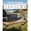 VEVOR Nešiojamoji elektros jėgainė, 1200 W, 806 Wh, LiFePO4, 9 išvestys, M9