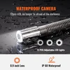 VEVOR Nuotekų vamzdžių inspekcinė kamera su 512 Hz zondu, 22,9 cm ekranas, 91,4 m kabelis