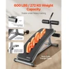 VEVOR Nuožulnus pilvo treniruoklio suolas su reversinio prisitraukimo rankena, 6 aukščio padėtys, 272 kg
