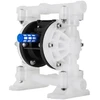 VEVOR Oro dvigubos membranos siurblys QBY4-15, 7 GPM, 100 PSI, polipropilenas, 1,3 cm įleidimo ir išleidimo angos
