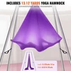VEVOR Oro jogos rėmas ir jogos hamakas, 9,67 ft, violetinis