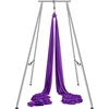 VEVOR Oro jogos rėmas ir jogos hamakas, 9,67 ft, violetinis