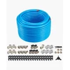 Koduva VEVOR oro kompresoriaus linijos rinkinys, 200 ft x 3/4", HDPE-aliuminio suslėgto oro vamzdynas, mėlynas