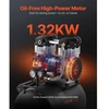 Koduva VEVOR oro kompresorius, 40 l plieno bakas, 2 AG, 5,3 CFM, be alyvos, 125 PSI, 78 dB