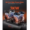 Koduva VEVOR oro kompresorius, 75 l plieno bakas, 4 HP, 125 PSI, 78 dB, FB1500D0-20C80