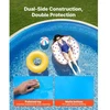 Koduva VEVOR ovali baseino įdėklas, 360 x 623 cm, UniBead, 120 cm sienos aukščiui, mėlynas