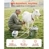 VEVOR Ožkų melžimo mašina, 3 l nerūdijančio plieno talpa, 5200 mAh baterija, 2 spenelių puodeliai