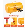 VEVOR Padangų borto sėdynė, 10 Gal / 37,9 L, 87–116 PSI, sunkiasvoris oro pripūtimo įrankis, geltona