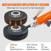 VEVOR Padangų sėdintuvas, 8 l, 120 PSI, rankinis, nešiojamas