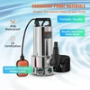 VEVOR Panardinamasis purvo vandens siurblys, 1300 W, 20000 l/h, 10 m laidas, automatinis plūdinis jungiklis