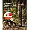 Koduva VEVOR PCP rankinis siurblys, 3 pakopų, 6000 PSI, su alyvos ir drėgmės filtru, manometru, nerūdijančio plieno korpusu