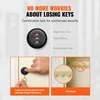 Koduva VEVOR per sieną montuojama pašto dėžutė su kombinuota spyna, smėlio spalvos
