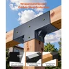 VEVOR Pergolos laikiklių rinkinys 4 vnt., T formos 4x4, 3 krypčių, 92 x 92 mm