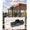 VEVOR Pergolos laikiklių rinkinys 2 vnt., T formos 4x4, 92 x 92 mm