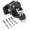 VEVOR Pintle hook HSHTG-02SQ, 2 colių prikabinimo rutulys, juodas