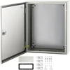 VEVOR Plieninė elektros spinta NEMA 4X, 50 x 40 x 15 cm, IP66, su montavimo plokšte