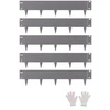 Koduva VEVOR plieninė kraštinė sodo zonai, 5 vnt., 39 x 5 in, tamsiai pilka