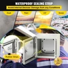 VEVOR Plieninis elektros korpusas 20 x 20 x 15 cm, pilkai baltas