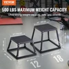 VEVOR Plyometrinė šuolių platforma, 12 col., plieninė, juoda