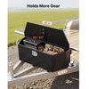 Koduva VEVOR priekabos liežuvio dėžė, 914 x 314 x 305 mm plieninė įrankių dėžė su užraktu ir raktais, juoda