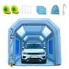 VEVOR Pripučiama dažymo kabina automobiliams, 610 cm x 305 cm x 244 cm, filtrų sistema, 2 pūstuvai
