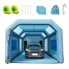 VEVOR Pripučiama dažymo kabina automobiliui, 8,5 x 4,8 x 3,3 m, filtrų sistema, 2 pūstuvai