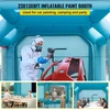 VEVOR Pripučiama dažymo kamera automobiliui, 7 x 4 x 2,5 m, filtrų sistema, 2 pūstuvai