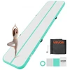 VEVOR Pripučiamas gimnastikos kilimėlis 4 m, 10 cm, su elektrine pompa, mėtinis