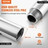 VEVOR Profesionalus šokių stulpas, sukamasis ir statinis, 45 mm, reguliuojamo aukščio, sidabrinis