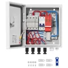 VEVOR PV kombinerinė dėžė, 4 grandinės, 15 A saugiklis, 63 A automatinis jungiklis, IP65