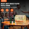 VEVOR Raffle drum 16-ST, žalvario dengtas, 409 x Ø304 mm