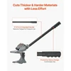 VEVOR Rankinė lakštinio metalo žirklė, stalinis throatless pjoviklis, maksimalus pjovimo storis 1,9 mm